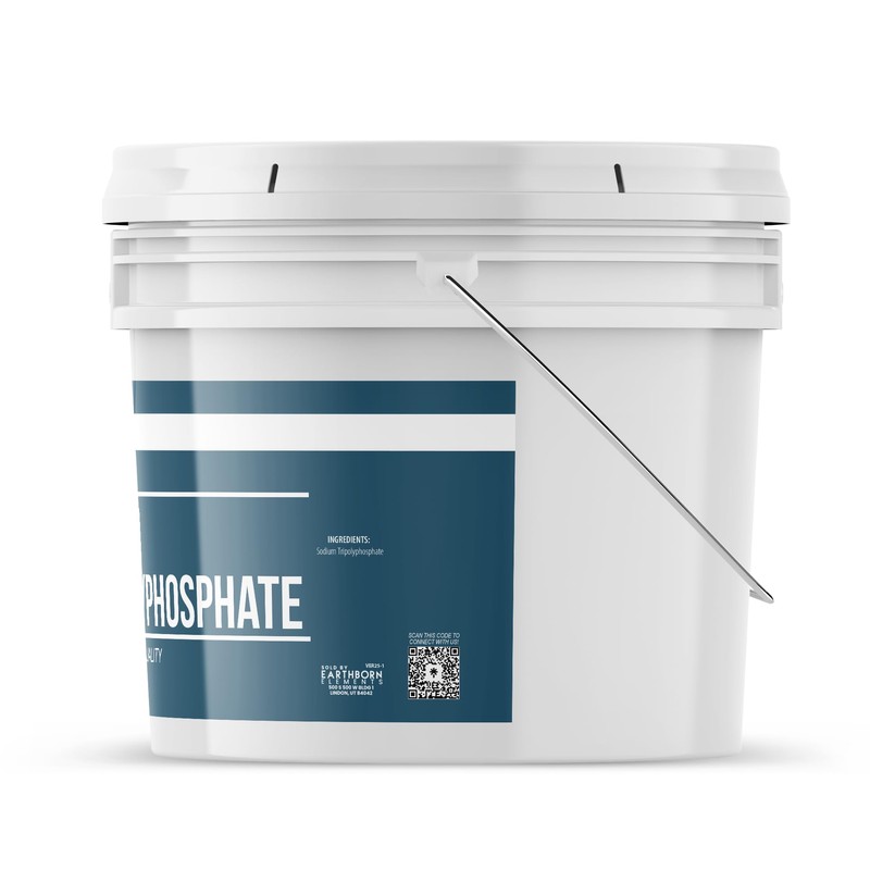 Earthborn Elements Sodium Tripolyphosphate, 1 Gallon Bucket, Cleaning Agent, Water