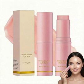 Barra De Bálsamo Hidratante Que Aumenta El Colágeno, Barra Hidratante Antiarrugas para Ojos, Cuello y Rostro, Tratamiento Reafirmante Anti-Edad, 2 Unidades