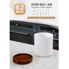 Nucookery 360° Rotating Utensil Holder, 7.2" Large Utensil Crock, White
