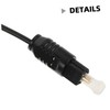 CAXUSD Digital to Analog Audio Converter Compact Adapter Jack Optical