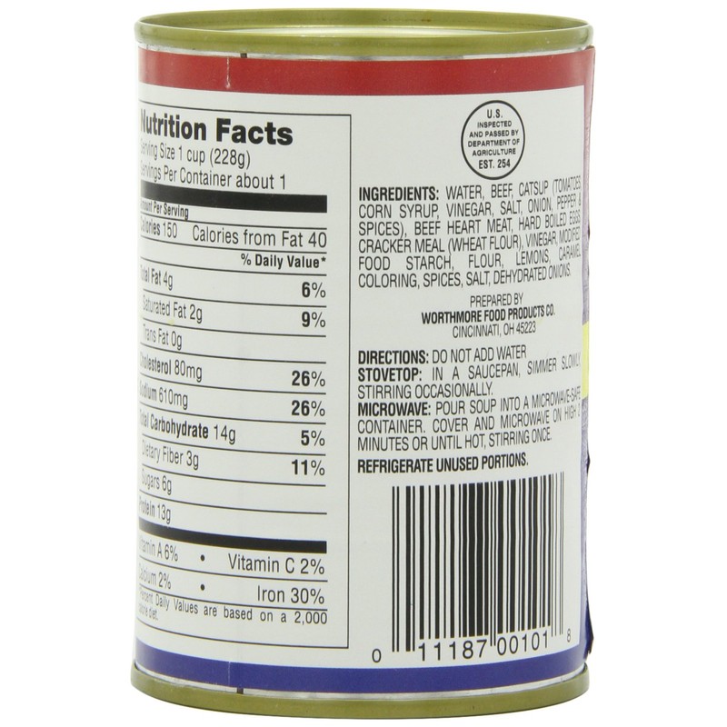 Worthmore Mock Turtle Soup, 10-ounces (Pack of12)