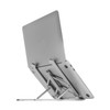 AISENS LPS1M-099 Adjustable Desktop Stand for Laptop/Tablet - Silver