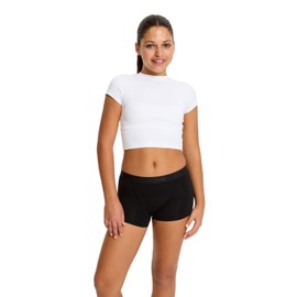 Modibodi Period Undies for Teenage Girls Panties Black Bikini Bottoms for Women's Incontinence Women's Panties Leak Proof Period Underpants Heavy Absorbency