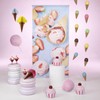 Decorative Cupcake with Cherry 20 cm Diameter Pink Food Fake