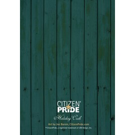 Holiday Crab Wreath Card Pack of 10, Art by Joe Barsin