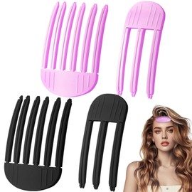 WEILAOK Pack of 4 Volume Clips, Hair Clips, Women's Thin Hair, Volume Hair Clip, Volume Clips Hair, Hairdresser Hair Clips, Hair Clips for Styling, Volume Clip for Fluffy Bangs and High Crown