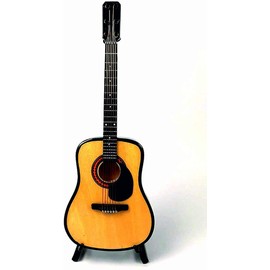 ALANO Mini Musical Ornaments Decorative Ornament Mini Electric Guitar Model Home Decoration with Leather Box