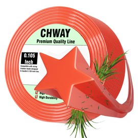 105 Weed Eater String, 250-feet Pentagram Shape Heavy Duty String, for Electric & Gas Weed Wacker Using Trimmer Line .105，Used for Stubborn Weed Cleanup, Lawn Repair and Edge Trimming