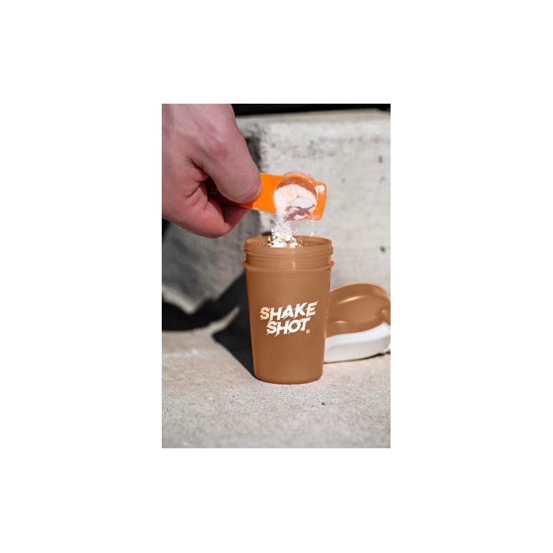 Marrón - Botella agitadora mini de 4 oz para preentrenamiento,