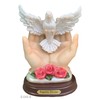 Unknown Statue of Holy Spirit Espiritu Santo Dove in Hand,