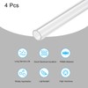 MECCANIXITY Acrylic Pipe Clear Rigid Round Tube 13mm ID 15mm
