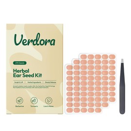 Verdora Kit de Semillas para Orejas — Parches Auriculares Botánicos para Resaltar el Contorno de Forma Natural, Bienestar y Relajación hasta 12 Horas, Hipoalergénico, Incluye Pinzas