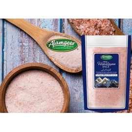 Alamgeer Pink Himalayan Salt 800g (FINE) | Natural | Premium Unrefined | Suitable for Seasoning & Cooking | Resealable Pouch.