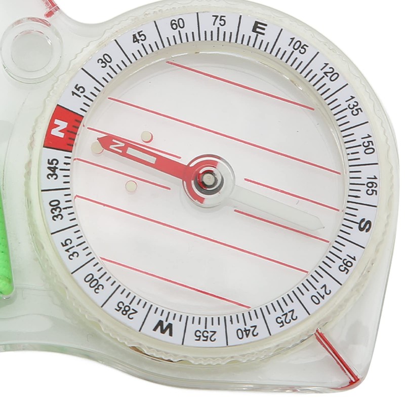 Thumb Compass, Orienteering Compass with Luminous Markings