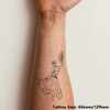 'Flamenco Dancer' Temporary Tattoo - Water Resistant, Skin-Safe, Non-Toxic Transfer