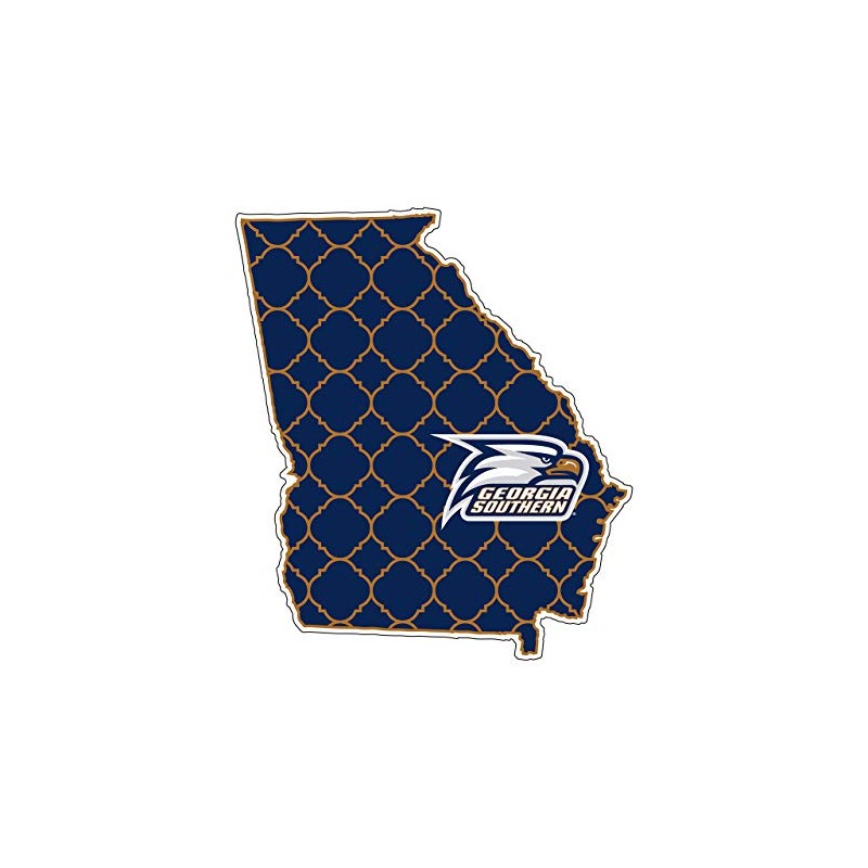 Georgia Southern Eagles Decal (GS State Decal (4"), 4 in)