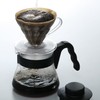 HARIO VCS-01B CD Cafetière Coffee Server V60-01-450ml, Glass, Black