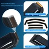 Nilight in Channel Window Deflectors for Chevy Colorado Crew Cab/GMC