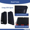 Getfarway A Pair Air Vent Cover Hood Bezels and Accessories