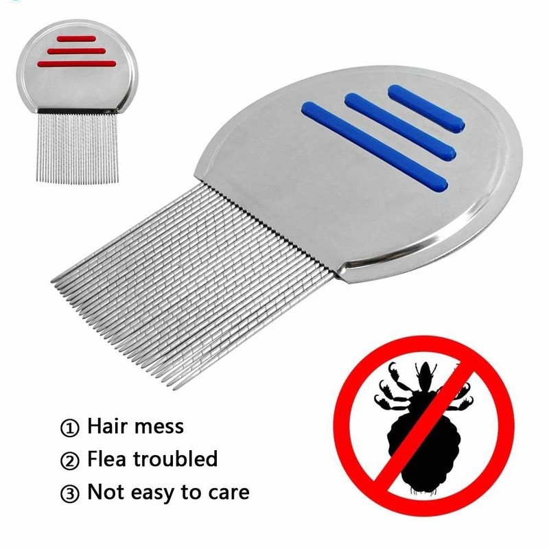 2 Pack Professional Stainless Steel Comb
