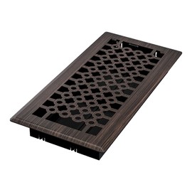 Imperial RG3413 San Francisco Decorative Floor Register, Oil Rubbed Bronze, 2 Pack