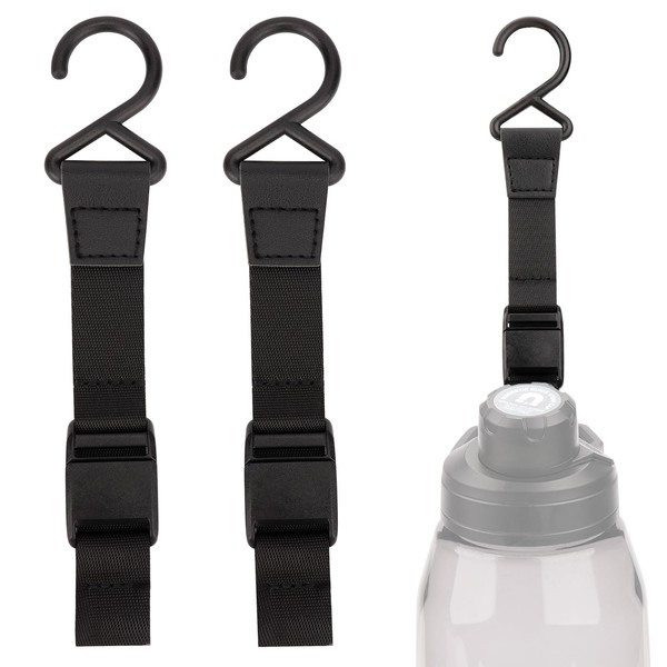 Linkidea 2 Pack Fence Hooks for Sport Water Bottle, Compatible