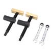 Table Clamps for Woodworking, 2 Sets Stainless Steel Brass Block