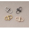 Ruwado 4 Pcs Adjustable Metal Buckles Strap Shorten Clasps Chain