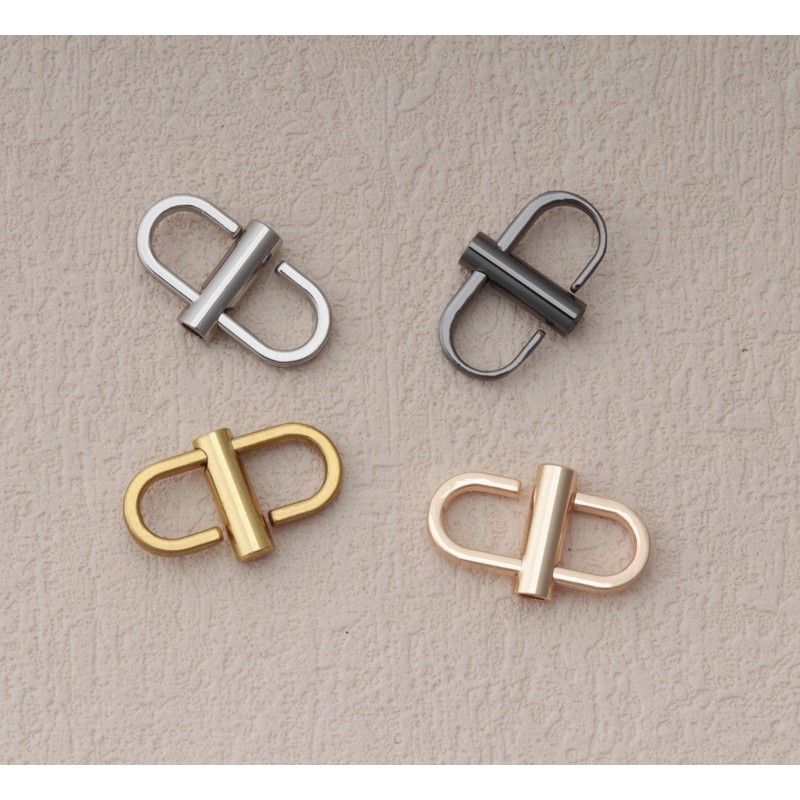 Ruwado 4 Pcs Adjustable Metal Buckles Strap Shorten Clasps Chain