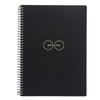 Notebook B5 Black Round Sign Circle Line Design Portable PP