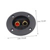 KICHOUSE 2pcs Audio Junction Box Speaker Terminal Crimp Terminals for