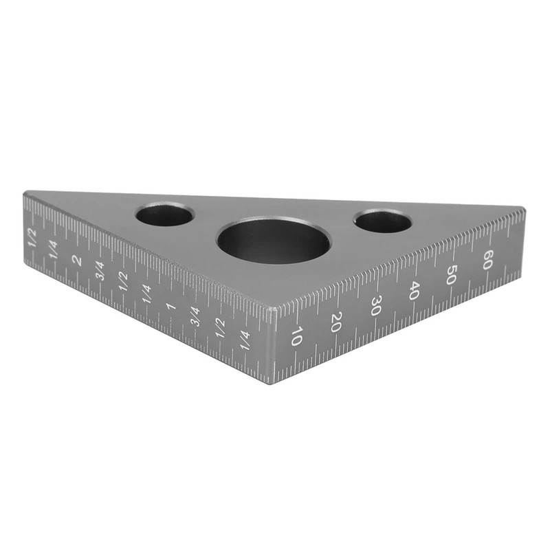 Tbest Angle Blocks, 45/90 Degrees Matte Aluminum Alloy Mini Right