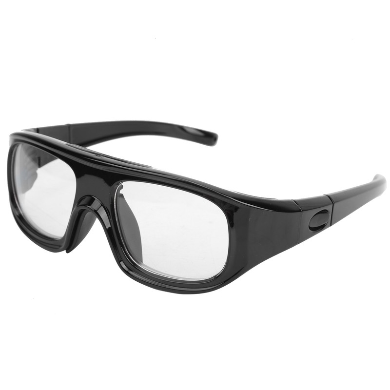 Impactresistant PC Sports Basketball Glasses Removable Headmounted Protective Goggles(black )