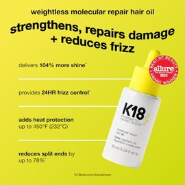 Aceite reparador de cabello K18 Home Molecular Repair hair oil 30ml