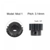 sourcing map 1Mod 19T Sprocket 8 mm Bore Hardened Steel