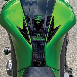labelbike - Tank Pad Stickers 3D Tank - Carbon Green
