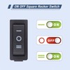 VEXUNGA Rocker Switch 3 Position Rocker Switch 3-Pin On/Off/On 15A