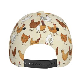 YXYKEI A Brood of Chickens Baseball Cap Men Women Dad Hat Classic Fashion Adjustable Plain Hat for Running Workouts and Outdoor Activities All Seasons