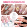 2Pcs Nail Molds for Nail Art 3D Flowers Silicone Nails