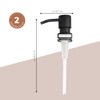 bremermann Bathroom Series Piazza Black Replacement Soap Dispenser Pump Head
