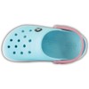 Crocs Kids Crocband Clog, Ice Blue/White, C12
