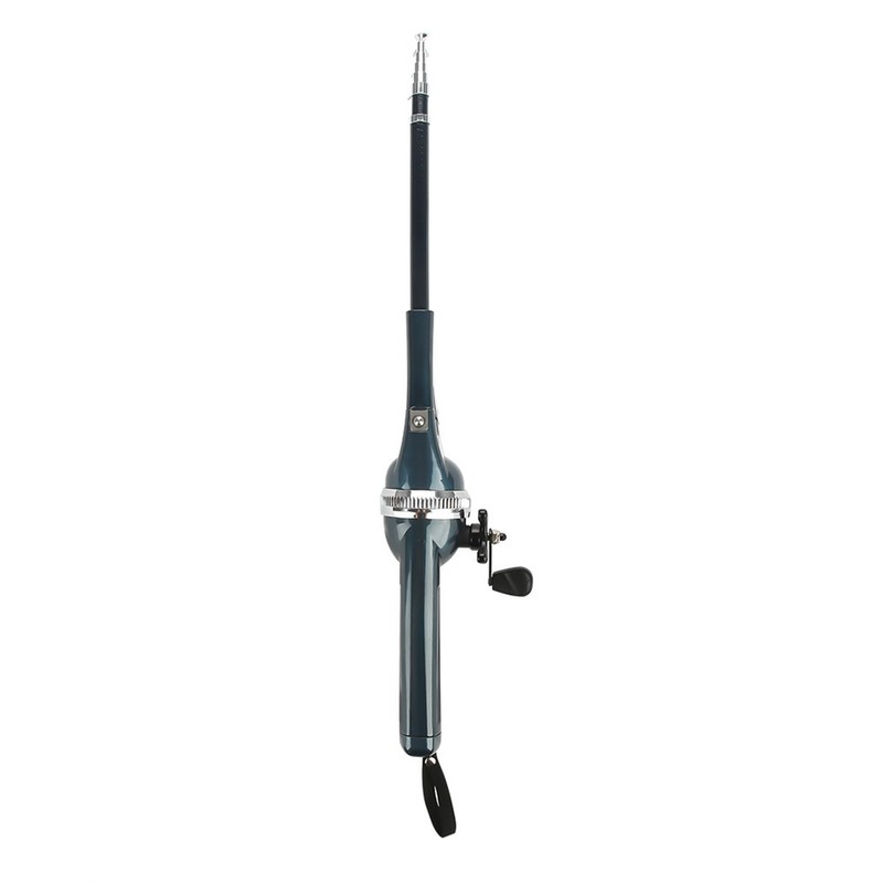 Lightweight Plastic Folding Integrated Fishing Rod and Enclosed Reel Tackle