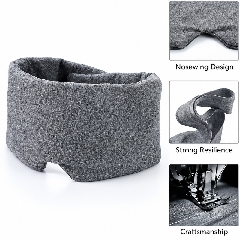 Cotton Sleep Mask for Comfortable Rest – Soft Breathable Eye