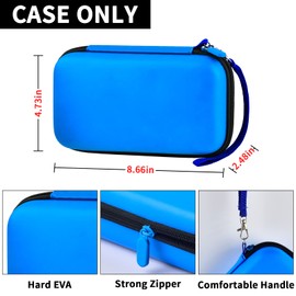 Graphing Calculators Case for Texas Instruments TI-84 Plus/TI-83 Plus CE Color Calculator, Storage Holder for TI-89/for Casio fx-9750GIII for TI-30XS for Cables, Pens, Pencil -Blue(Box Only)