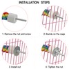 Bird Perch- Cage Rope for Parrot/Parakeet/Cockatiel Bungee Toy Comfy Colorful