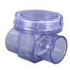 Check Valve Toilet Backwater Backflow Prevention PVC Inline One Way