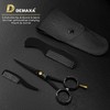 DEMAXA - 5" Professional Mustache Scissors Beard Scissors for Men