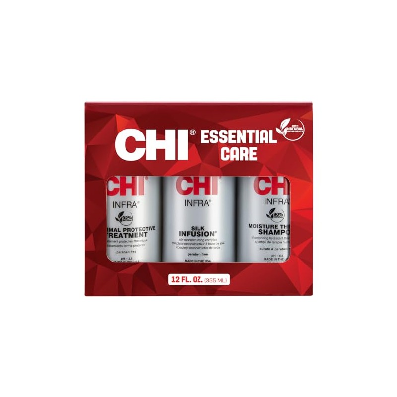 CHI Infra Trio Kit, Includes Infra Shampoo, Infra Thermal Protective