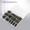 VOBOR 240pcs 68 8 mm Metal Rubber Sealing Oil Ring