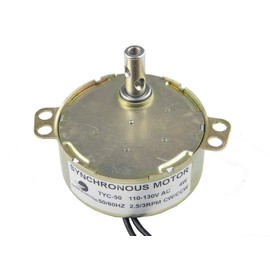 TYC-50 Small Synchronous Motor AC 110V 2.5/3RPM 4W 50/60HZ CW/CCW Electric Gear Motor Cup Turners for Tumblers